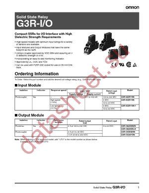 G3R-OA202SZN DC5-24 datasheet  